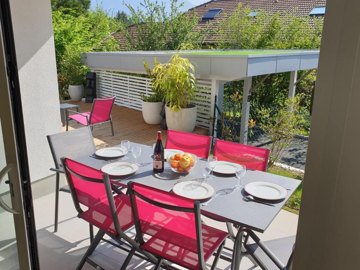 L'Appartement Jardin Avec Vue Montagnes Севріє Екстер'єр фото