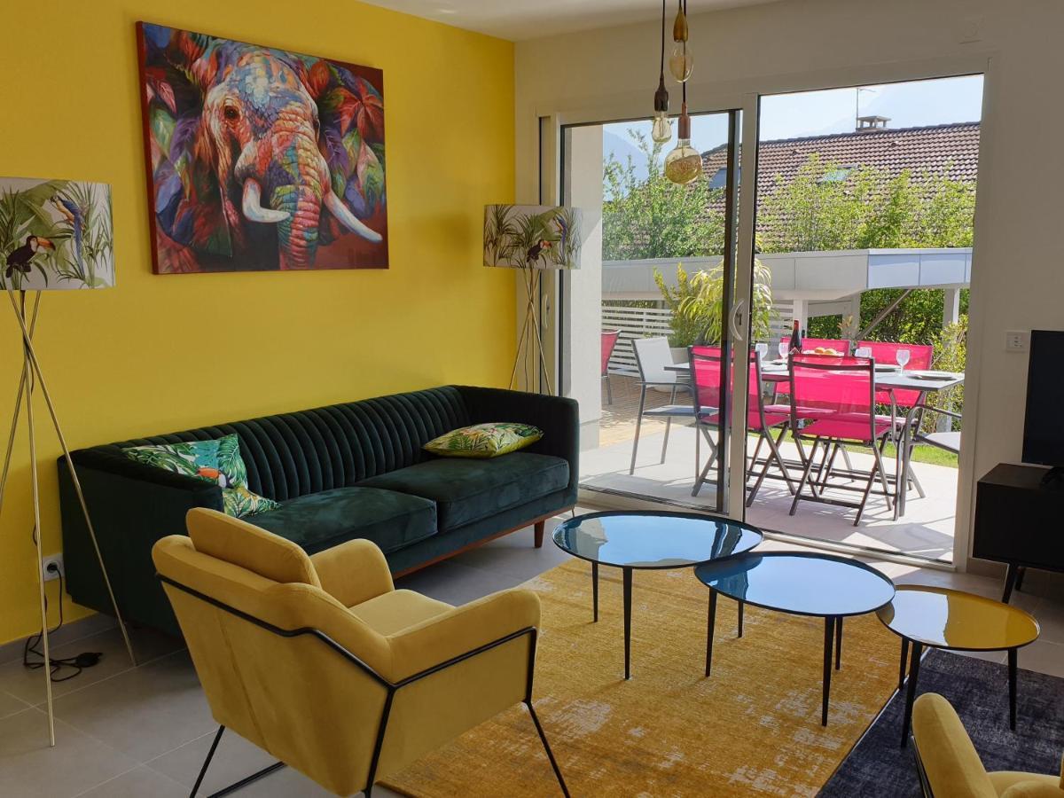 L'Appartement Jardin Avec Vue Montagnes Севріє Екстер'єр фото