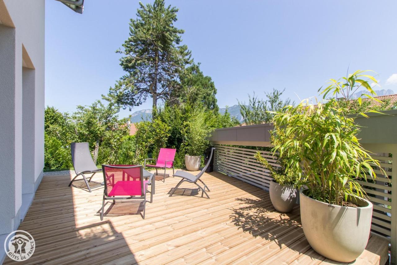 L'Appartement Jardin Avec Vue Montagnes Севріє Екстер'єр фото