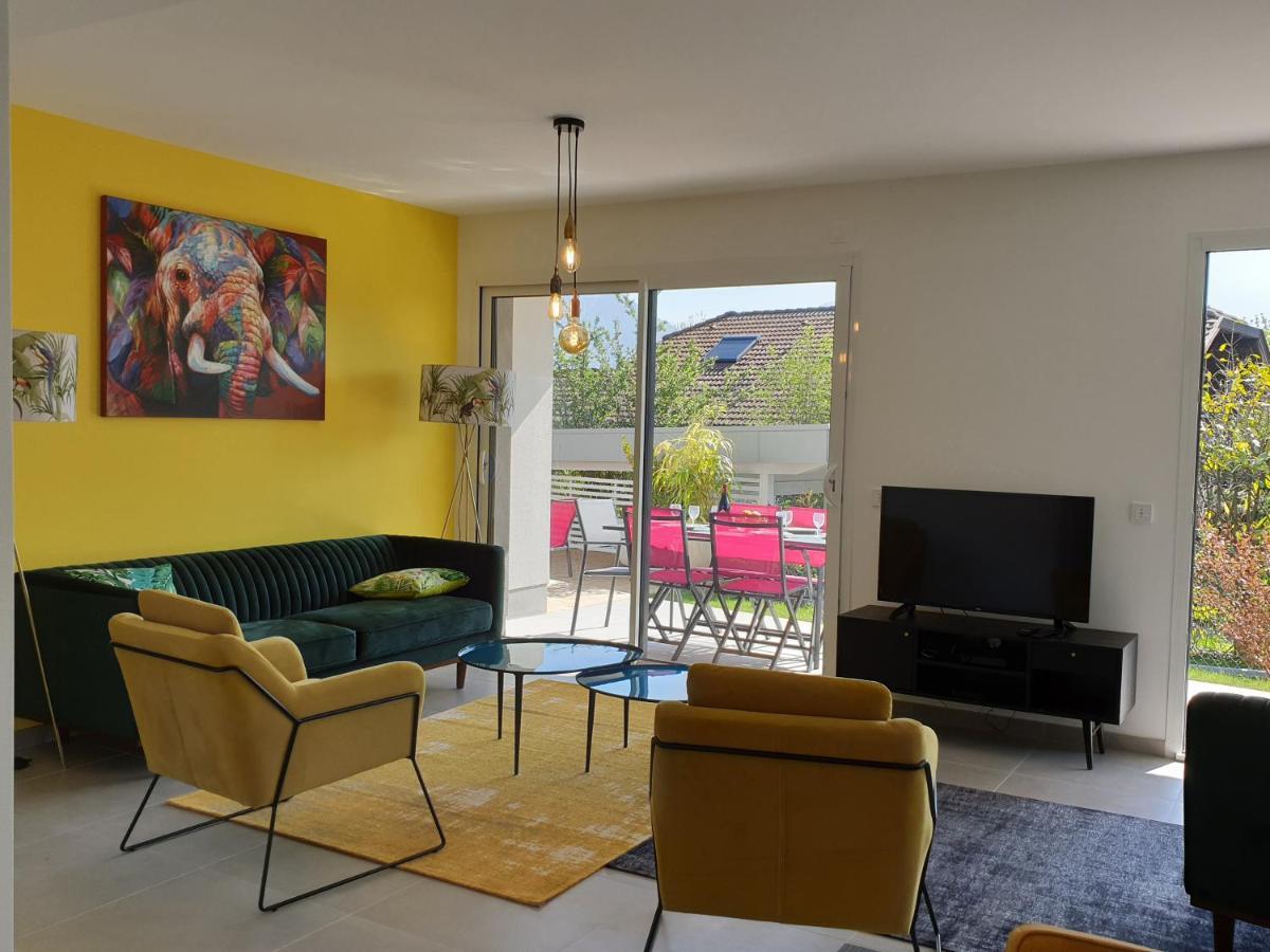 L'Appartement Jardin Avec Vue Montagnes Севріє Екстер'єр фото