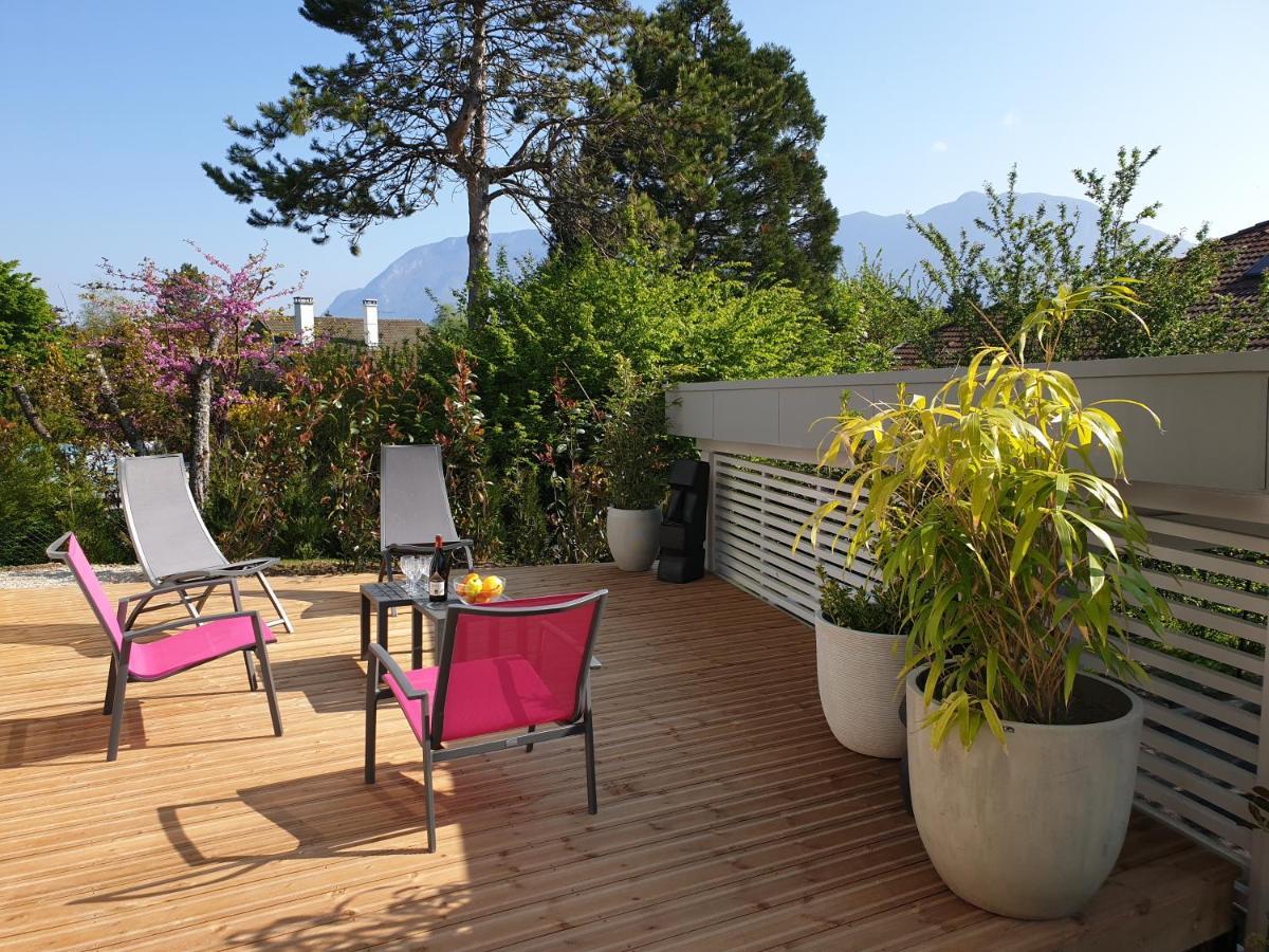 L'Appartement Jardin Avec Vue Montagnes Севріє Екстер'єр фото