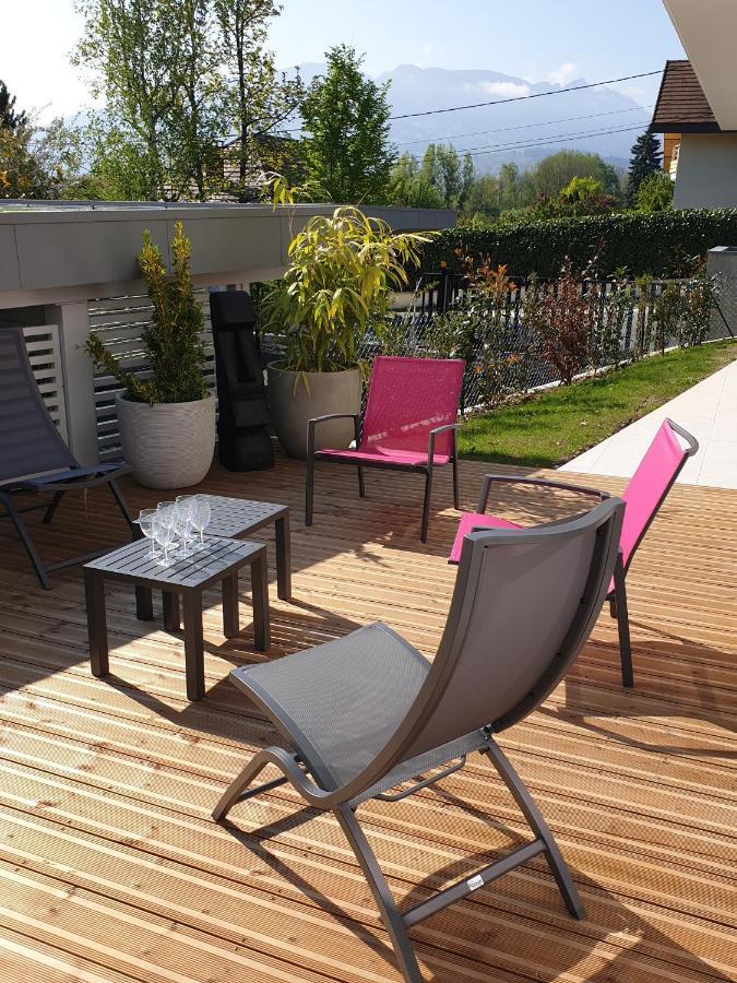 L'Appartement Jardin Avec Vue Montagnes Севріє Екстер'єр фото