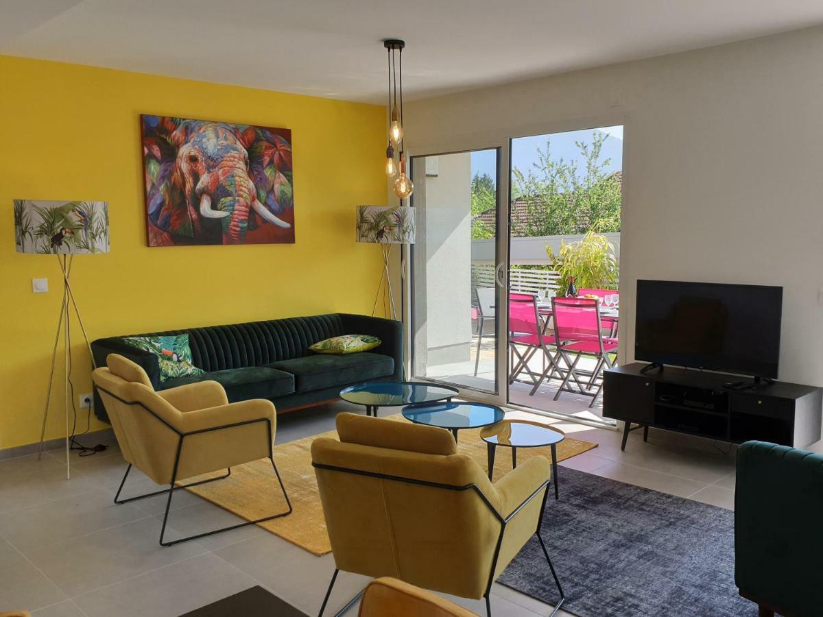 L'Appartement Jardin Avec Vue Montagnes Севріє Екстер'єр фото